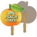 Peach Recycled Stock Shape Fan